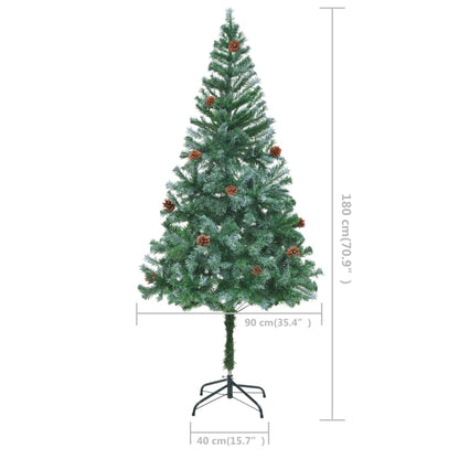 Albero di Natale Artificiale con Pigne 180 cm - homemem39