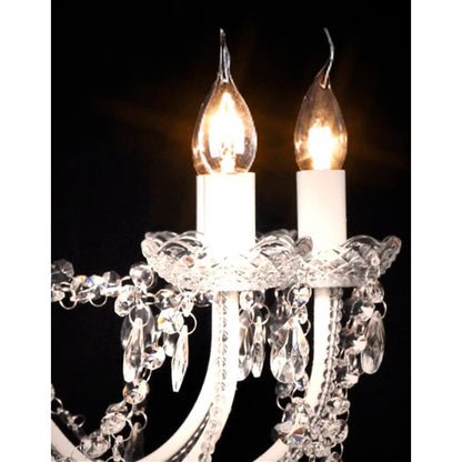 Lampadario classico vetro 1600 cristalli, a sospensione - homemem39