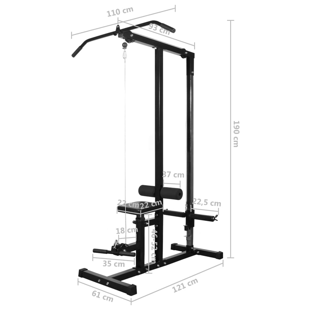 Panca Multifunzione Home-Fitness senza Pesi Palestra in Casa | homemem39