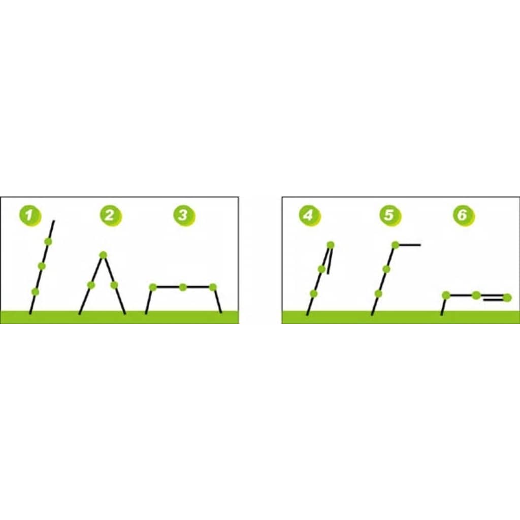 Scala a pioli in alluminio 8 gradini 150 kg