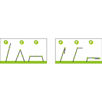 Scala a pioli in alluminio 8 gradini 150 kg