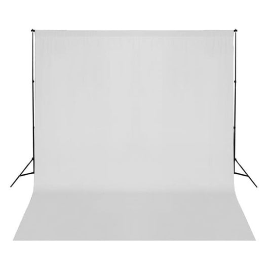Fondale in Cotone Bianco senza Supporto 300x300cm per Croma Key - homemem39