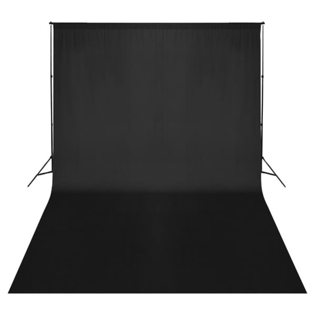 Fondale in Cotone Nero 500x300 cm - homemem39