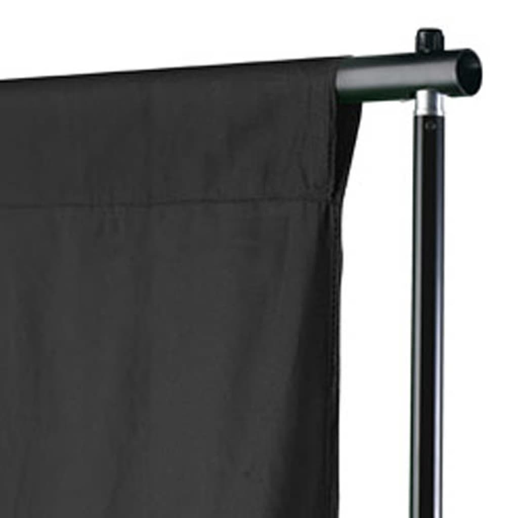 Fondale in Cotone Nero 500x300 cm - homemem39