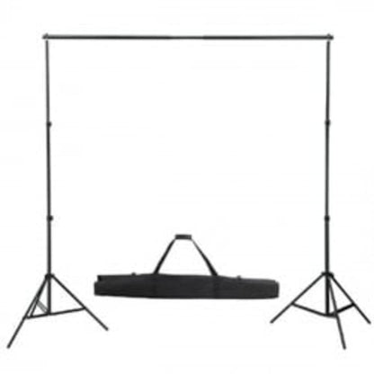Sistema Portafondali con Fondale Verde 300 x 300 cm - homemem39