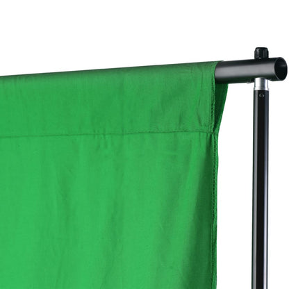 Sistema Portafondali con Fondale Verde 500 x 300 cm - homemem39