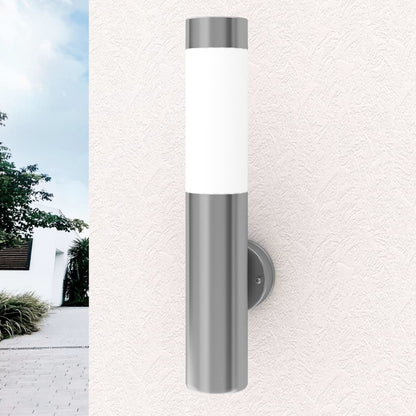 Lampioncini moderni da giardino in acciaio inox interno ed esterno,2 | homemem39