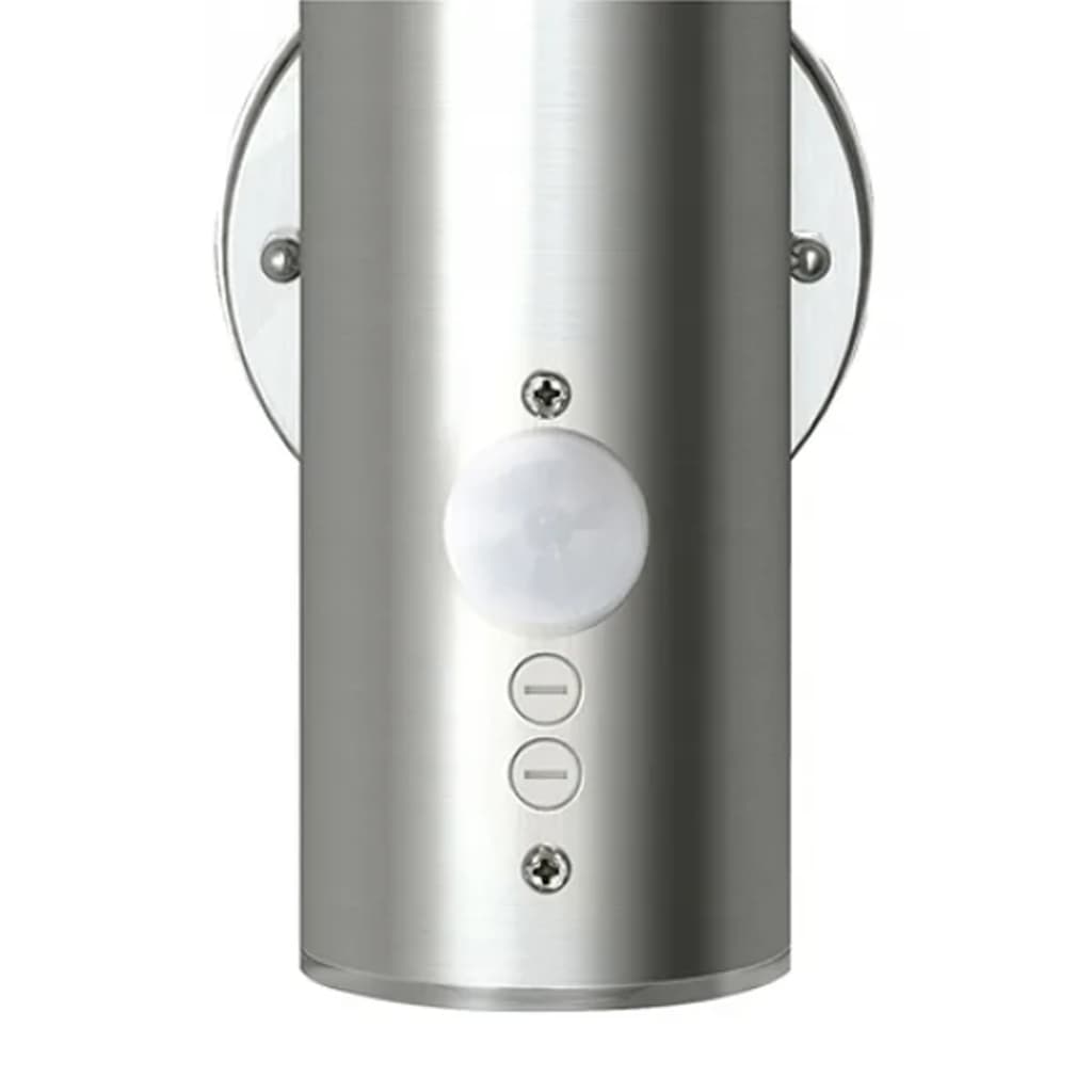 Lampade da parete per esterni 2 pezzi con sensore di movimento in acciaio inossidabile | homemem39