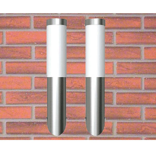 Applique da Esterno 2 pz in Acciaio Inossidabile - homemem39