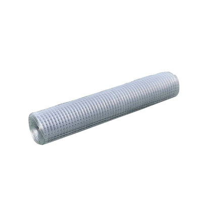 Recinzione in Rete in Acciaio Zincato Quadrata 1x25 m Argento - homemem39