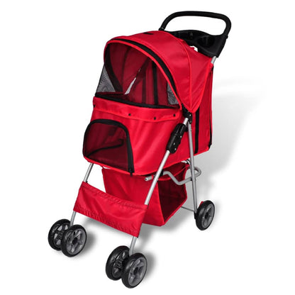 Passeggino per Cani Rosso - homemem39