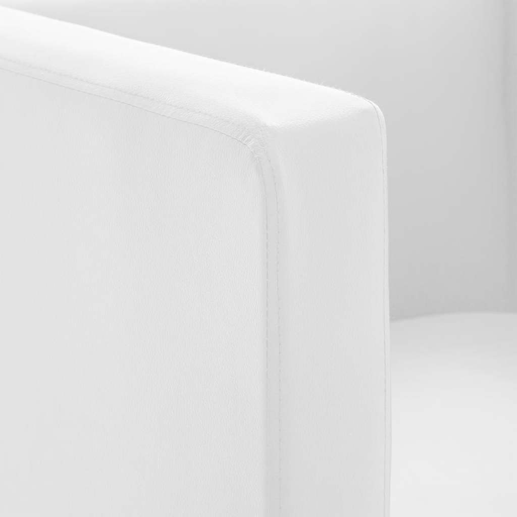 Poltrona a Pozzetto Bianca in Similpelle - homemem39