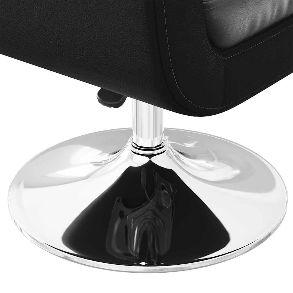 Sedie da Bar 2 pz in Pelle Artificiale Nera