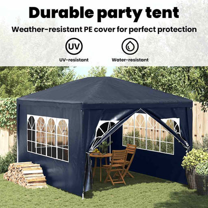 Tenda per Feste 3x4 m Blu - homemem39