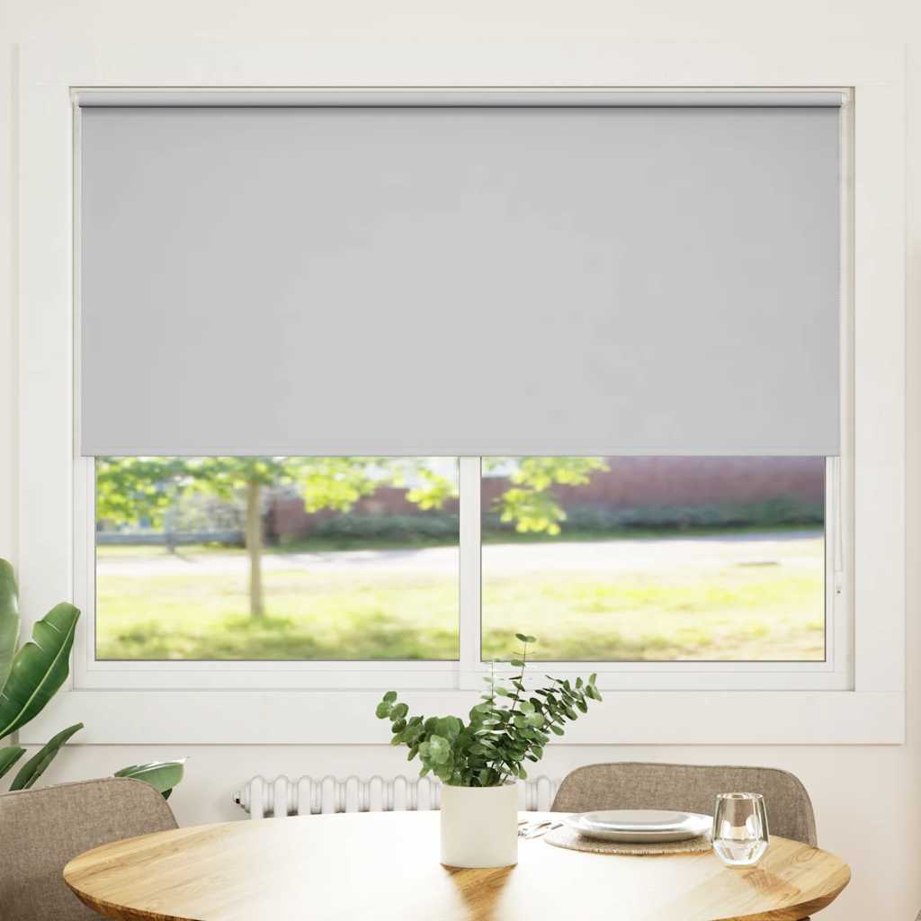 Tenda a rullo oscurante 144,4x175 cm grigio
