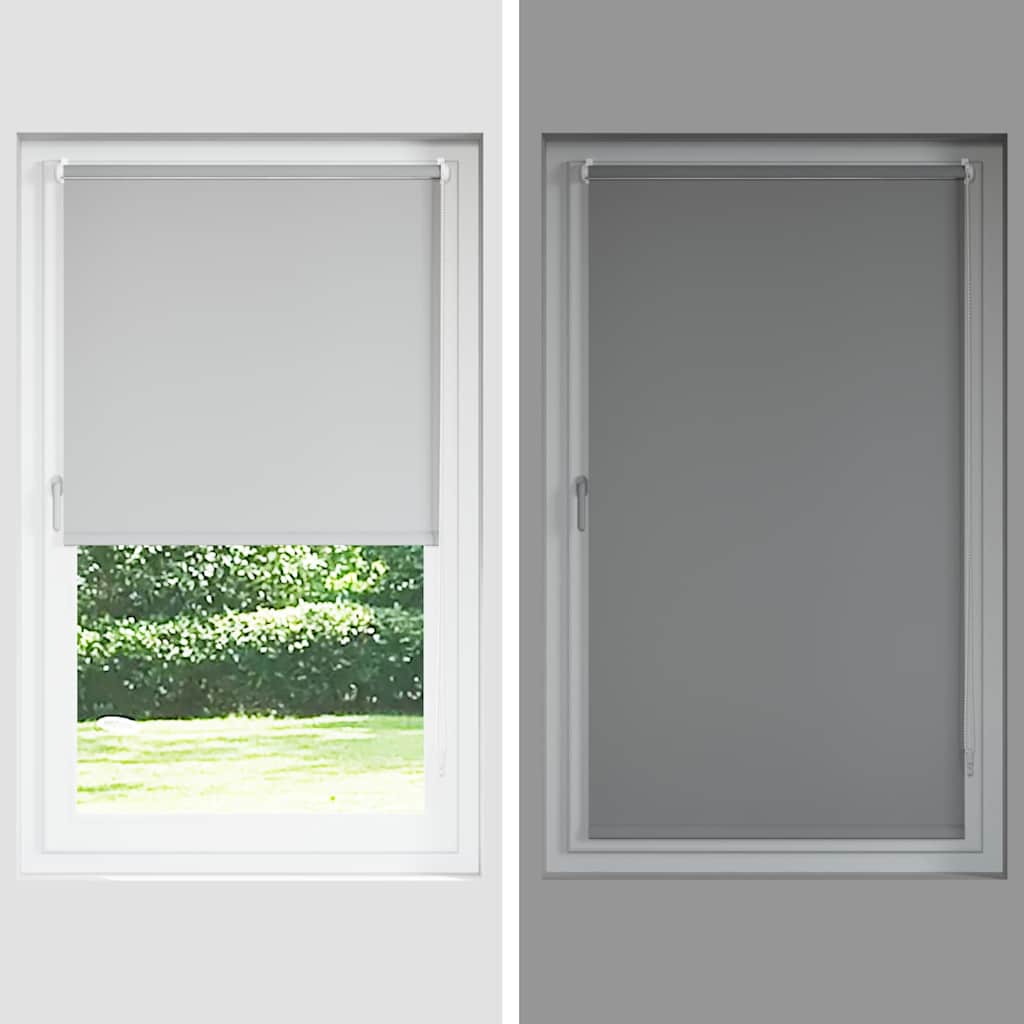 Tenda a Rullo Oscurante 160 x 175 cm Grigio - homemem39