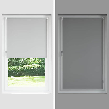 Tenda a Rullo Oscurante 160 x 175 cm Grigio - homemem39