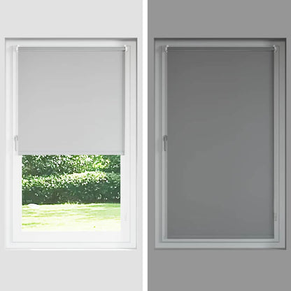 Tenda a Rullo Oscurante 100 x 230 cm Grigio - homemem39