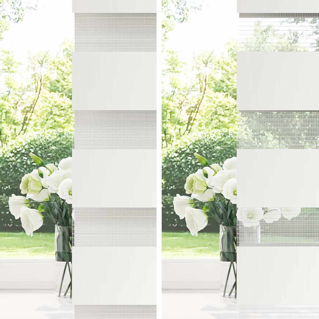 Tenda Oscurante a Rullo Zebra 50 x 100 cm Bianca - homemem39