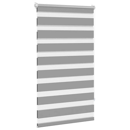 Tenda a rullo oscurante zebra 70x120 grigia - homemem39