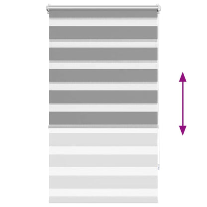 Tenda a rullo oscurante zebra 70x120 grigia - homemem39