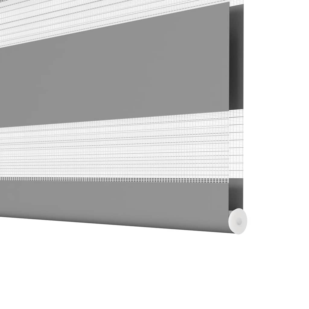 Tenda a rullo zebra 80,9x175cm Tessuto Larghezza 76,7cm grigio