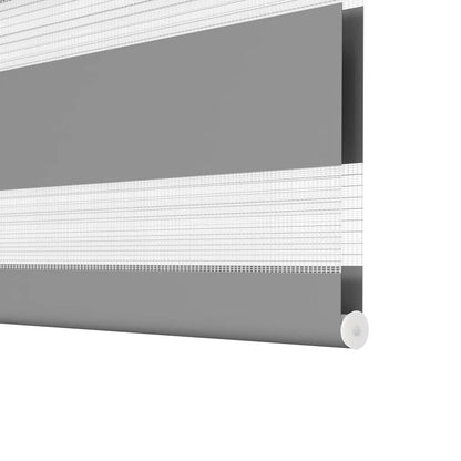 Tenda a rullo zebra 80,9x175cm Tessuto Larghezza 76,7cm grigio