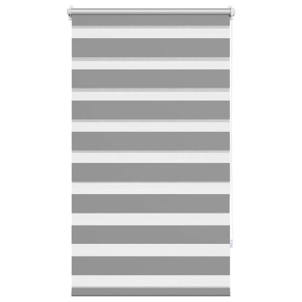 Tenda a rullo zebra 90,9x150cm Tessuto Larghezza 86,7cm grigio
