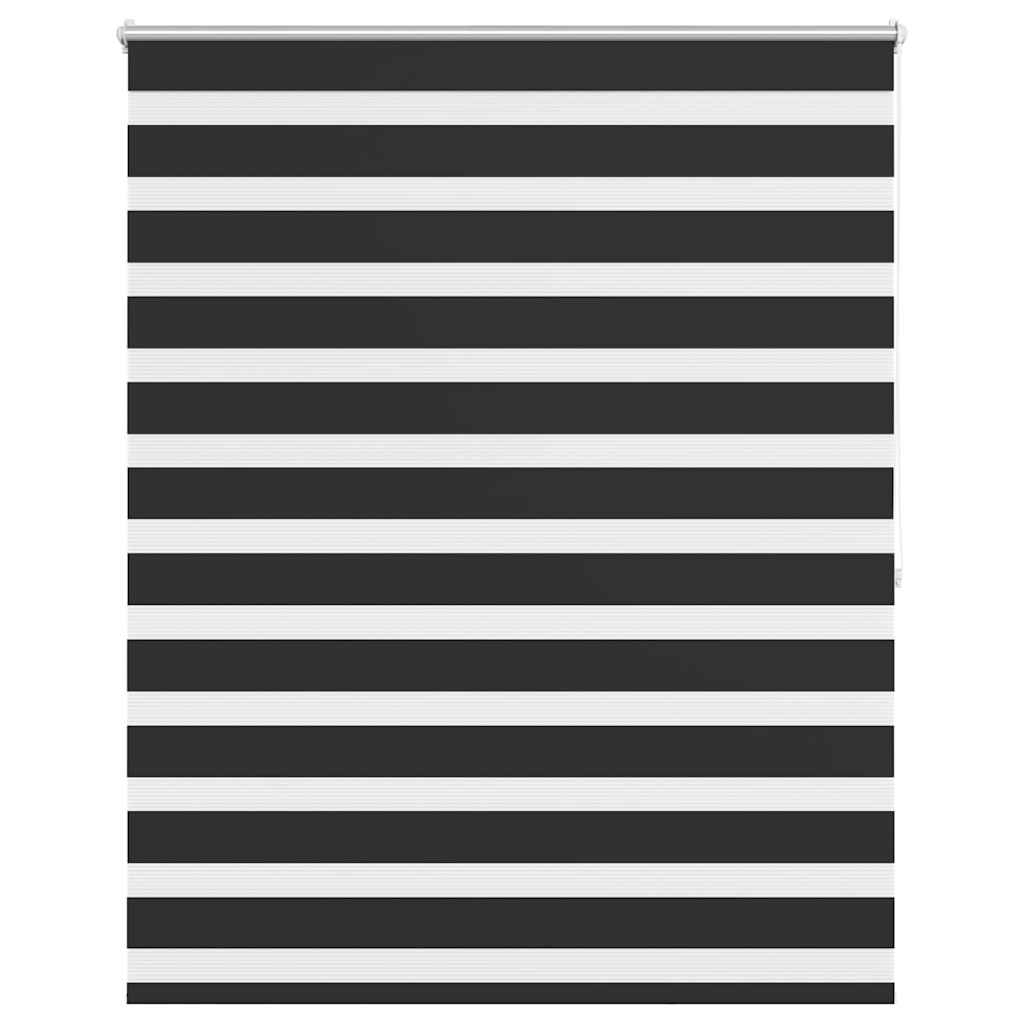 Tenda a rullo zebra 120,9x175cm Larghezza tessuto 116,7cm nero