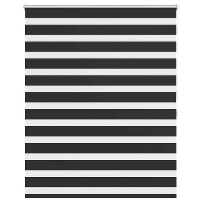 Tenda a rullo zebra 120,9x175cm Larghezza tessuto 116,7cm nero