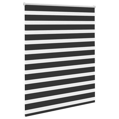 Tenda a rullo zebra 120,9x175cm Larghezza tessuto 116,7cm nero