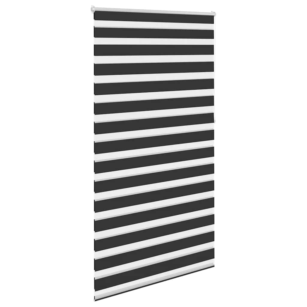 Tenda a rullo oscurante zebra 120x230 cm nero - homemem39
