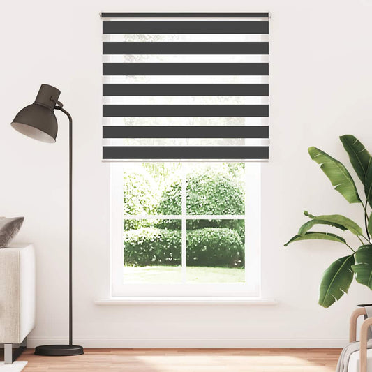 Tenda a rullo oscurante zebra 120x230 cm nero - homemem39