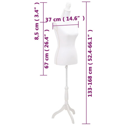Busto Sartoriale Donna Bianco | homemem39