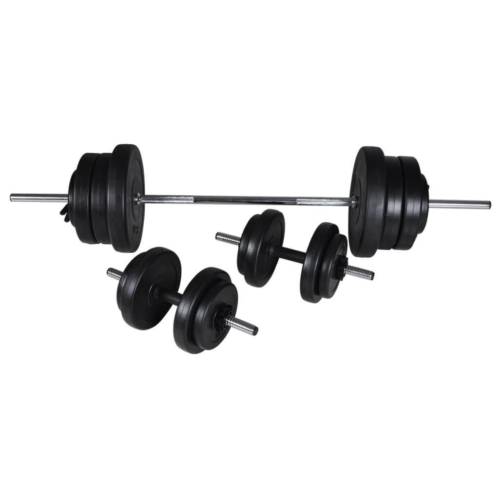 Set Bilanciere e 2 Manubri 60,5 kg | homemem39