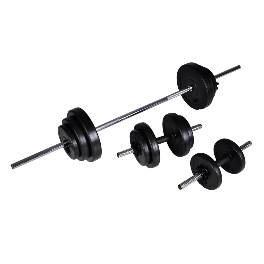 Set Bilanciere con 2 Manubri 30,5 kg | homemem39