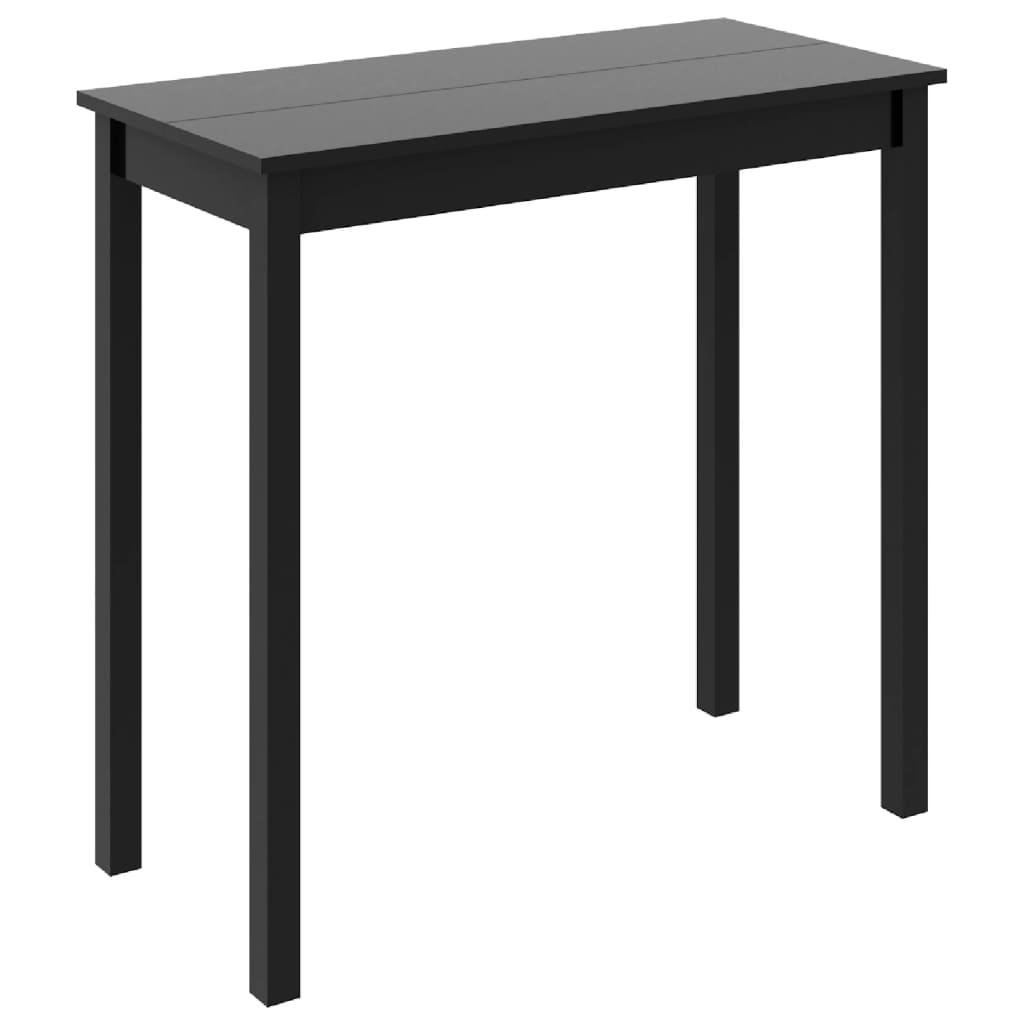 Tavolo da Bar in MDF Nero 115x55x107 cm - homemem39