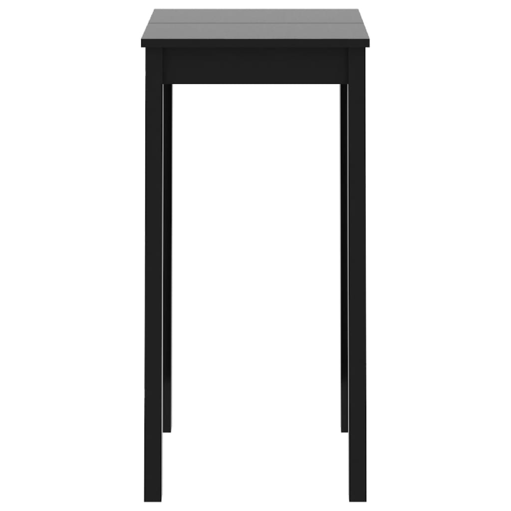 Tavolo da Bar in MDF Nero 55x55x107 cm - homemem39