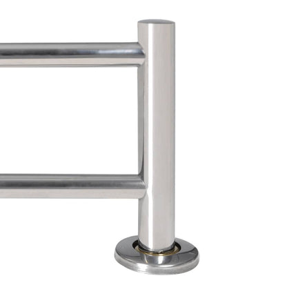 Porta Asciugamani in Acciaio Inox 2 Barre - homemem39