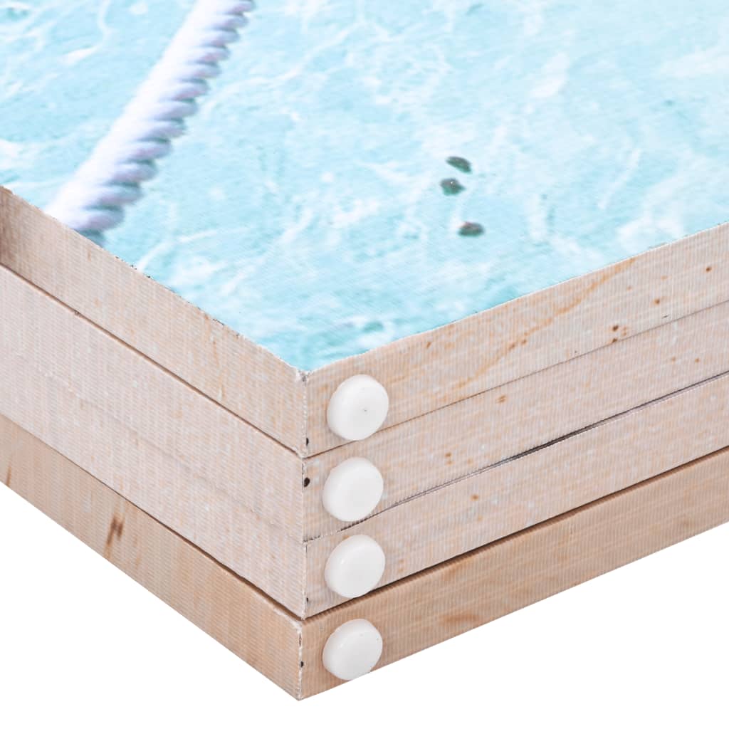 Paravento Pieghevole 160x170 cm con Stampa Spiaggia - homemem39