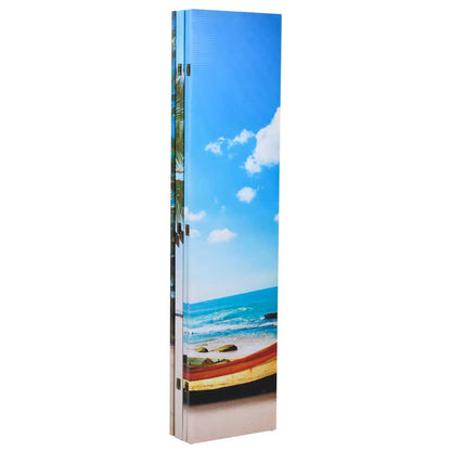Paravento Pieghevole 200x170 cm con Stampa Spiaggia - homemem39