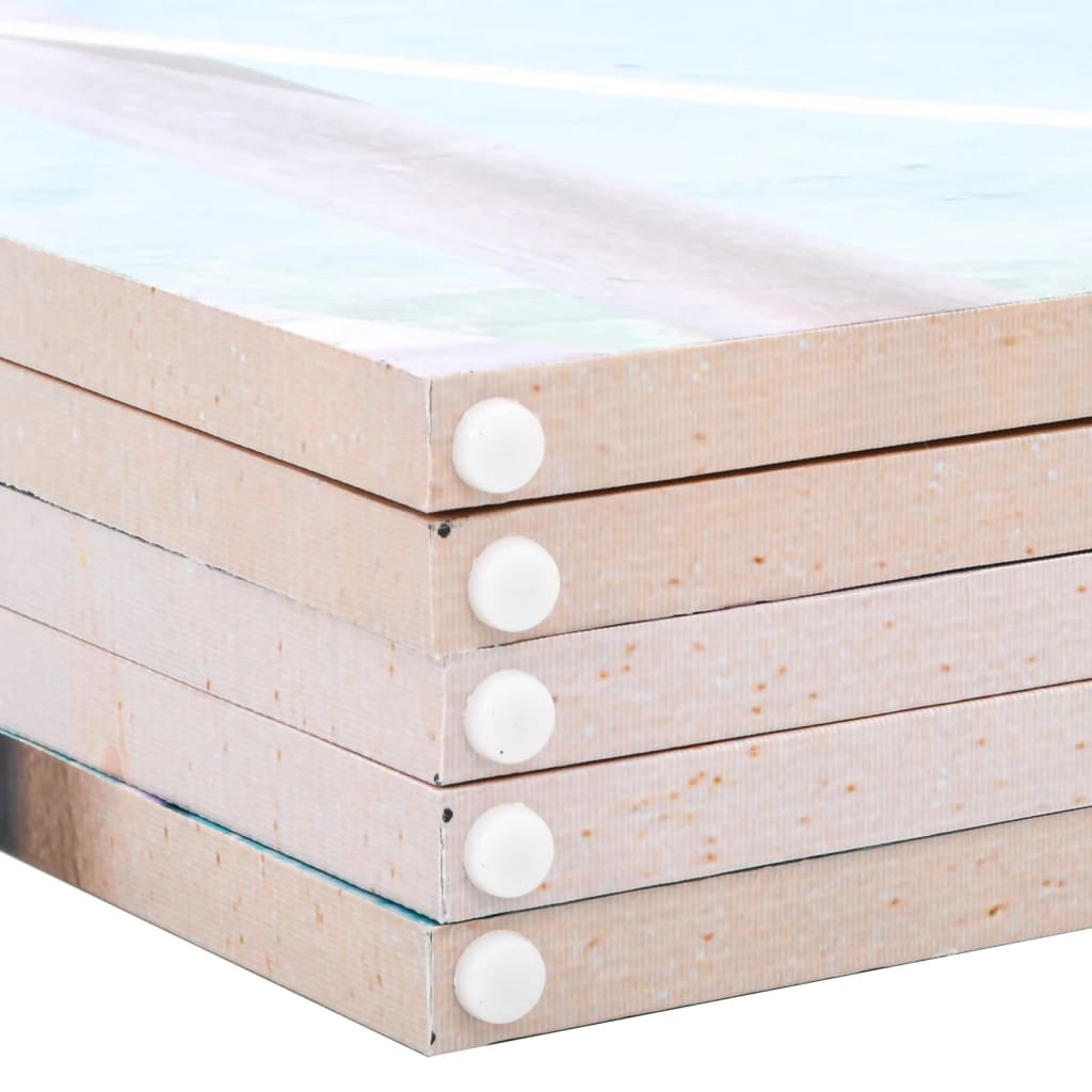 Paravento Pieghevole 200x170 cm con Stampa Spiaggia - homemem39