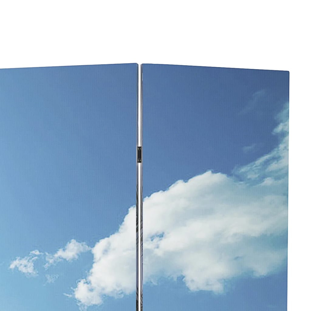 Paravento Pieghevole 217x170 cm con Stampa Spiaggia - homemem39