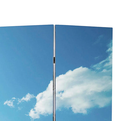 Paravento Pieghevole 217x170 cm con Stampa Spiaggia - homemem39