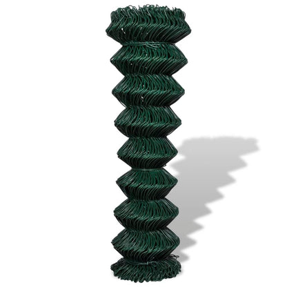 Recinzione a Rete in Acciaio 1,5x15 m Verde | homemem39