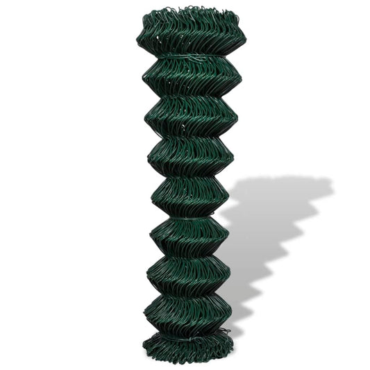 Recinzione a Rete in Acciaio 1,5x15 m Verde | homemem39