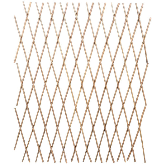 Recinzione a Traliccio in Salice 5 pz 180x90 cm