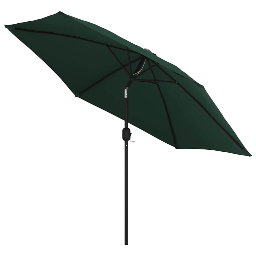 Parasole verde 3 m palo in acciaio | homemem39
