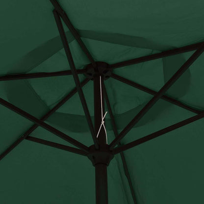 Parasole verde 3 m palo in acciaio | homemem39