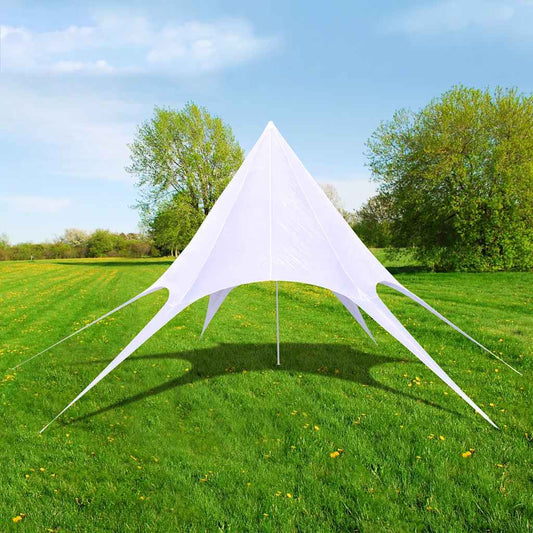 Gazebo padiglione tenda da giardino a stella esagonale 12m
